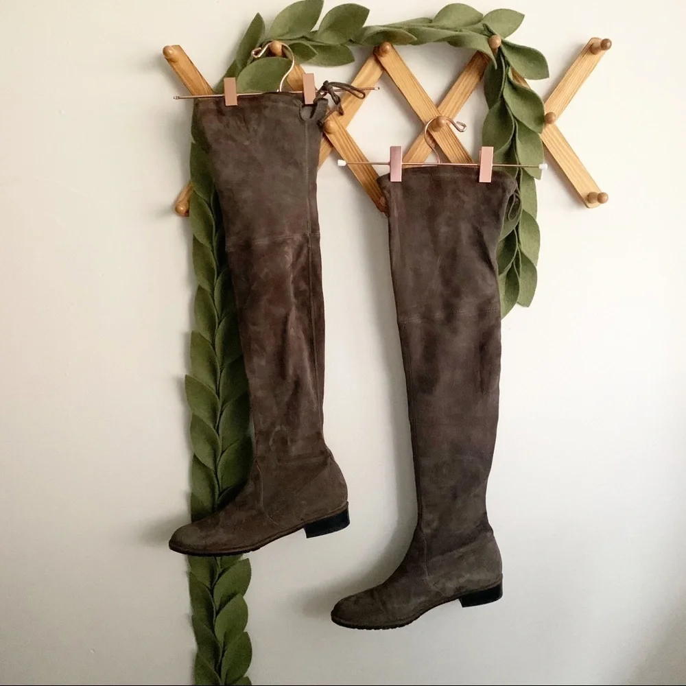 Stuart Weitzman Gray Lowland Boots